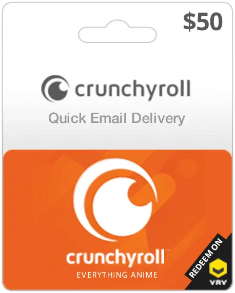 Crunchyroll $50 Anime Gift Card