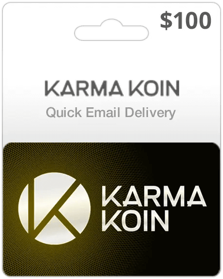 Karma Koin $100 Digital Gift Card