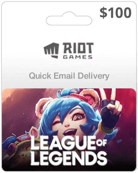Riot Games League of Legends $100 Card