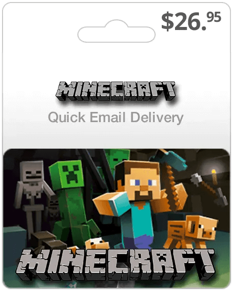 Minecraft $26.95 Digital Code