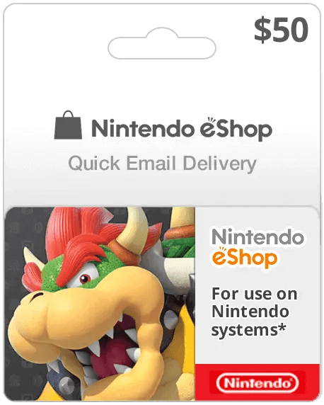 Nintendo eShop $50 Digital Gift Card