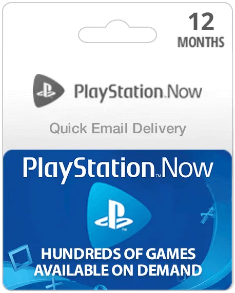 PlayStation Now 12 Month Membership Card