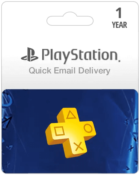 PlayStation Plus 1 Year Membership Card
