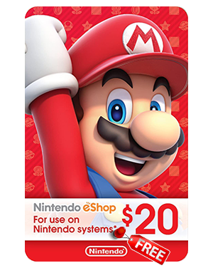 Nintendo $20 Gift Card