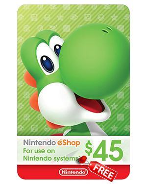 Nintendo $45 Gift Card