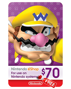 Nintendo $70 Gift Card