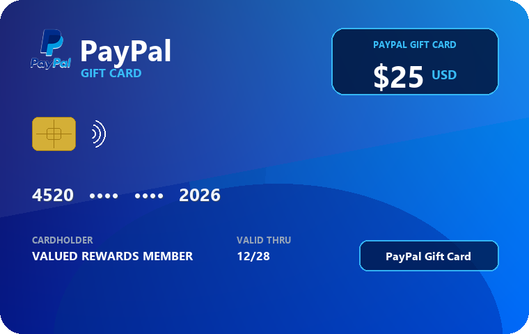 PayPal $25 Gift Card