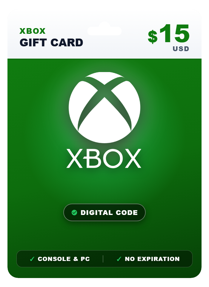 $15 Xbox Gift Card